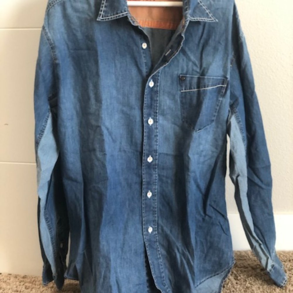 Robert Graham denim shirt